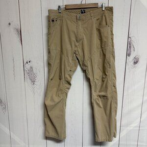 KÜHL Konfidant Air Pants Men’s 36x30 Beige Vented Hiking Work Outdoor